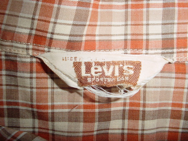 画像: LEVI’S リーバイス　半袖シャツ チェック柄