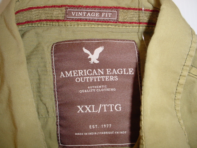 画像: AMERICAN EAGLE アメリカンイーグル ミリタリーシャツJKT