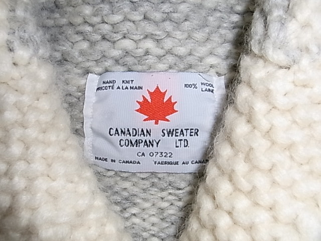 画像: CANADIAN SWEATER COMPANY カウチンセーター となかい柄