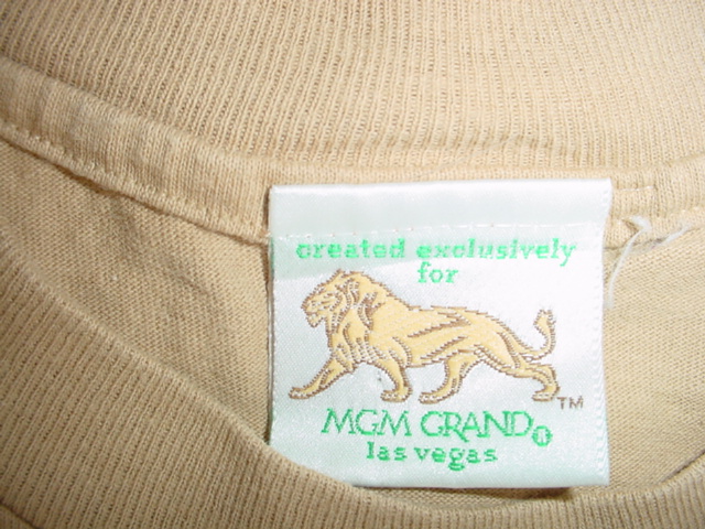 画像: MGM GRAND  ライオン イラストTシャツ