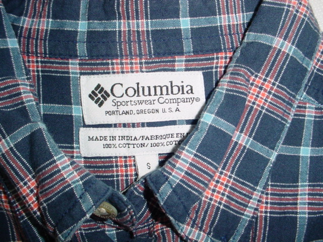 画像: Columbia コロンビア　プルオーバ半袖シャツ