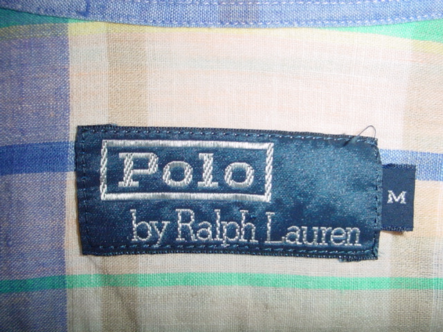 画像: Ralph Lauren Poloラルフローレン 半袖オープンカラーシャツ チェック柄 