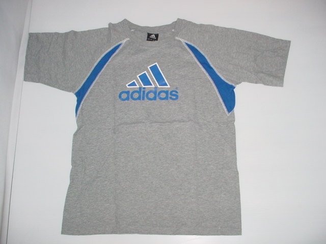 画像1: adidas アディダス ロゴプリントラグランＴシャツ