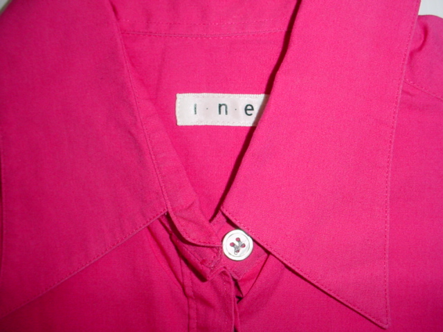 画像: i.n.e.無地 七分袖シャツ