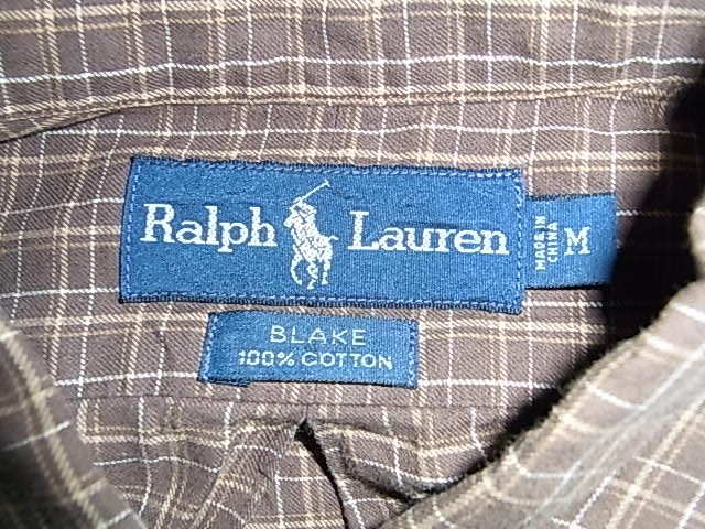 画像: Ralph Lauren ラルフローレン BDシャツ チェック柄