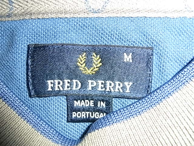 画像: FRED PERRY フレッドペリー 鹿の子地Tシャツ