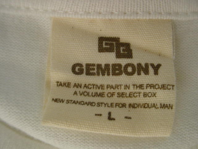 画像: GEMBONY 和柄Tシャツ