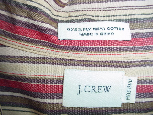 画像: J.CREW ドレスシャツ ストライプ柄