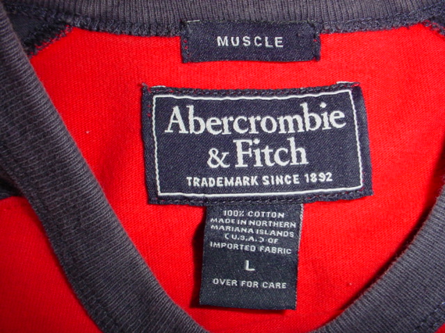 画像: Abercrombie&Fitch アバクロ　ラグランTシャツ
