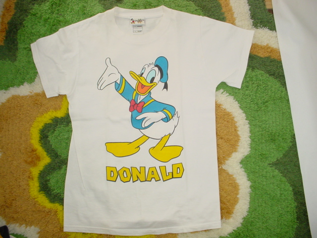 画像1:  ドナルド プリントTシャツ