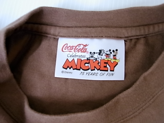 画像: Coka-Cola×MICKEY ミッキーコラボTシャツ