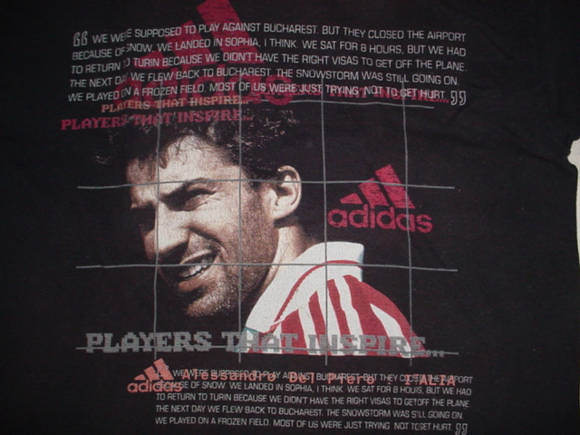 画像: adidas アディダス Alessandro Del Piero フォトプリントＴシャツ