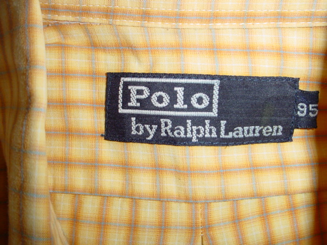 画像: Ralph Lauren Polo ラルフローレン 半袖BDシャツ  チェック柄